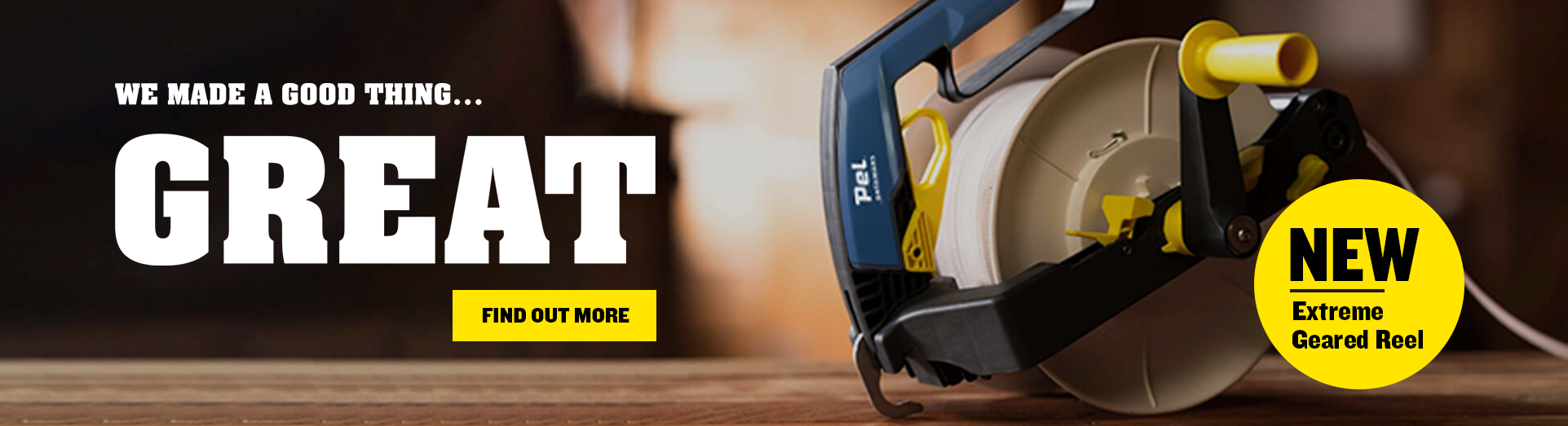 Extreme Geared Reel Homepage Banner
